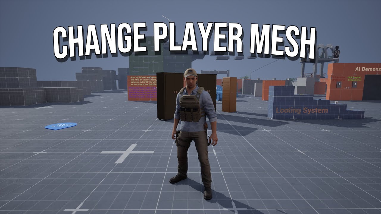 UE5 - How To Change The Player Mesh In AGLS