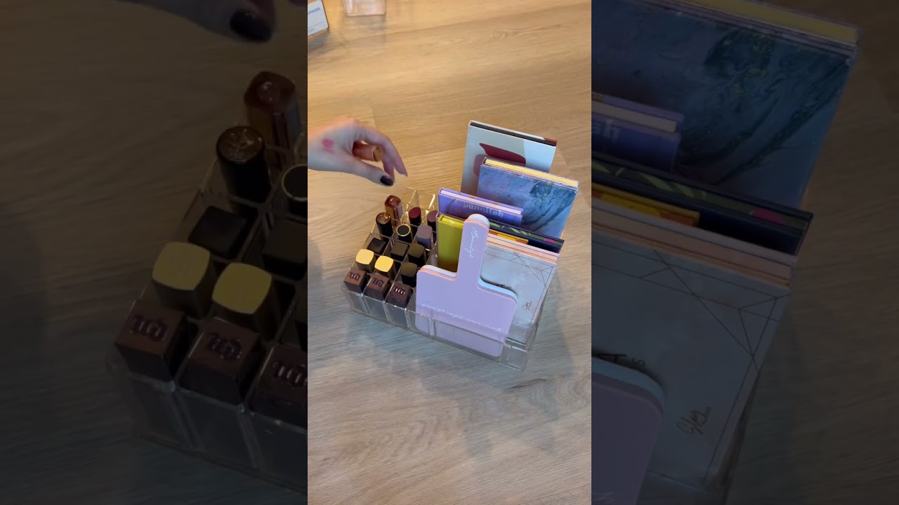 Organize my makeup with me 😘 #makeuporganization #organizationtips #organizers
