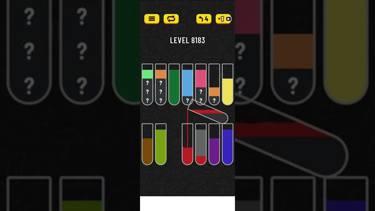 water sort puzzle level 8183