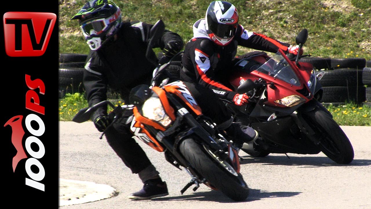 KTM Duke 125 vs  Yamaha YZF R125 | Vergleichstest