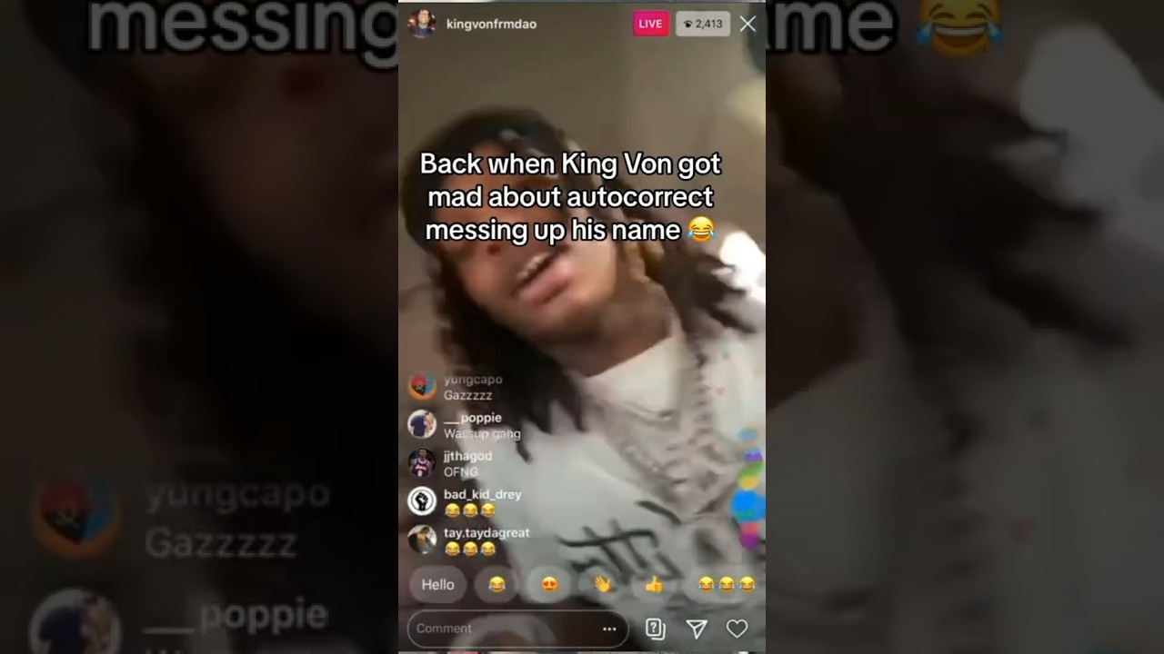 King Von Gets Mad cause People Keep Calling Him King Con 🤣🤷&zwj;♂️