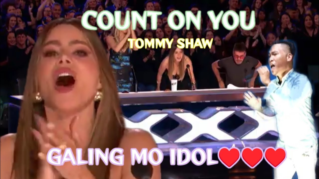 COUNT ON YOU BY: TOMMY SHAW AMERICAN GOT TALENT AUDITION VIRAL PARODY 🥰♥️🥰