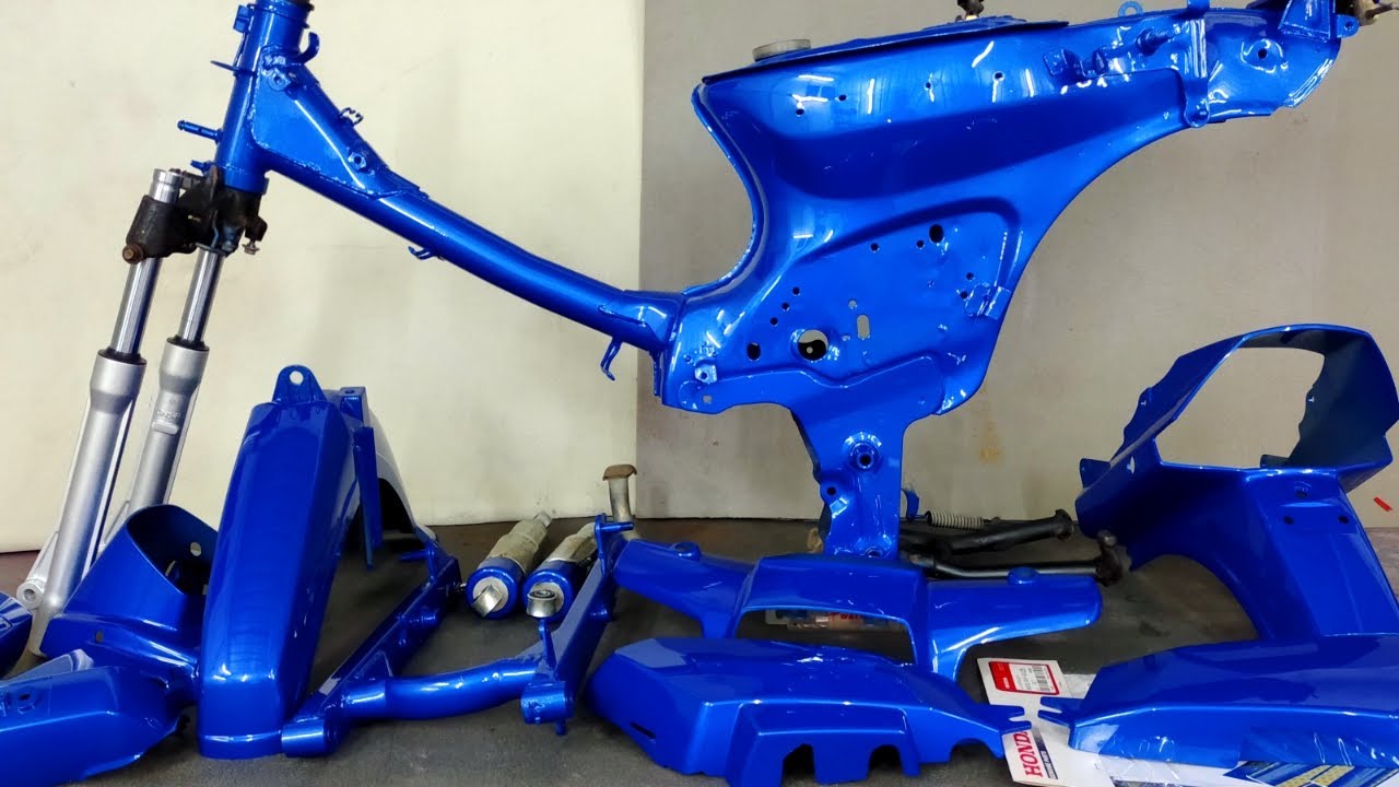 REPAINT HONDA EX5 DREAM/COLOR ORI CRYSTAL BLUE