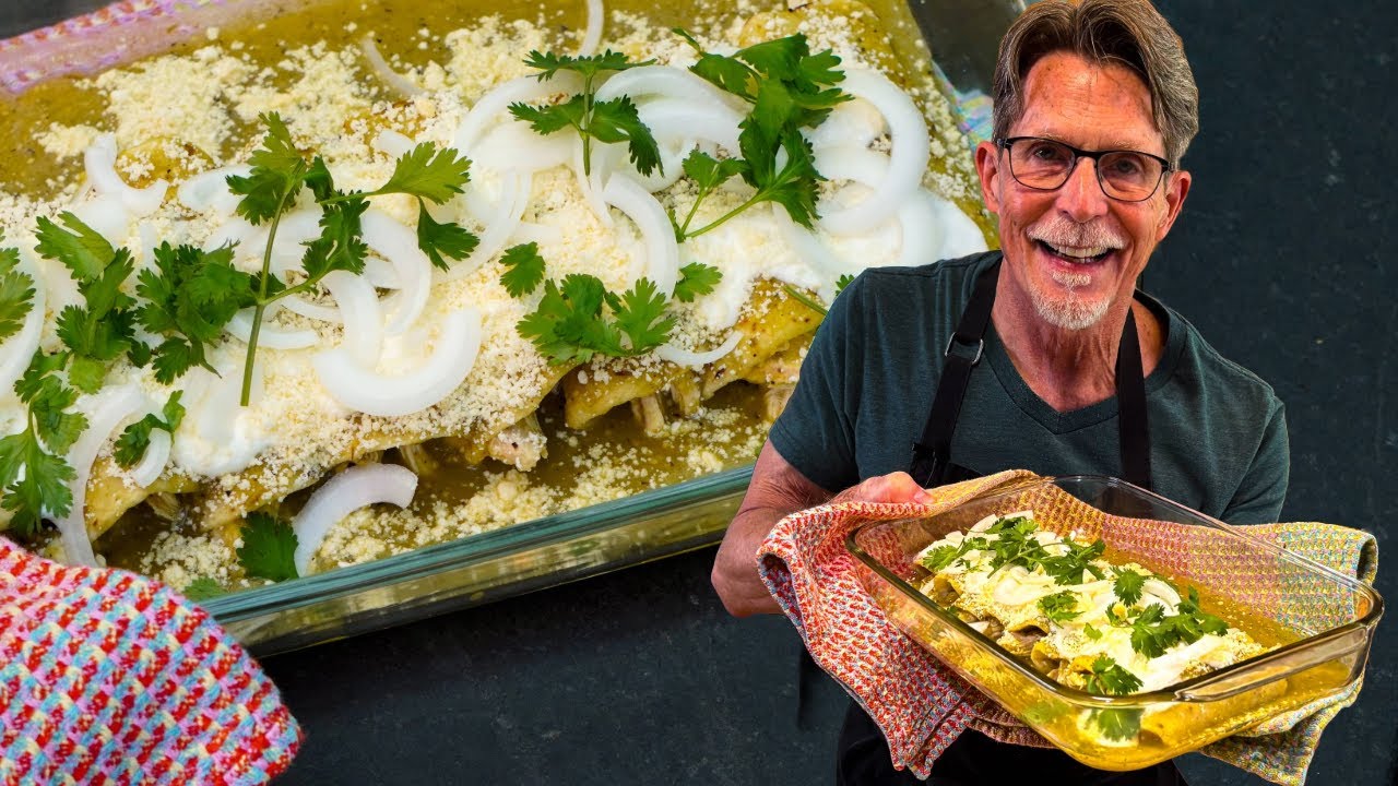 Let's make Tomatillo Enchiladas