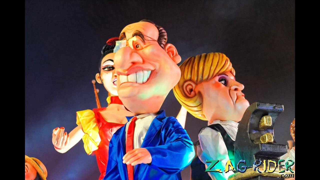 Carnaval de Nice 2013: le défilé du corso carnavalesque illuminé