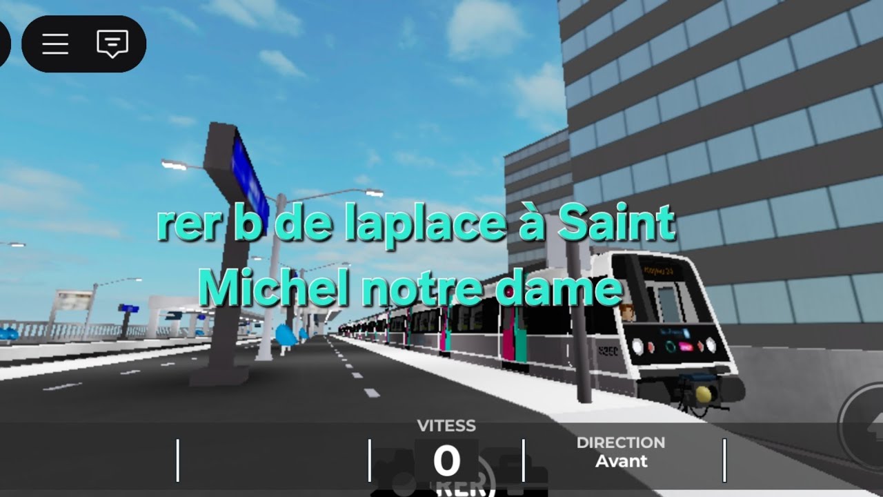 Rer b de Laplace à Saint Michel notre dame 