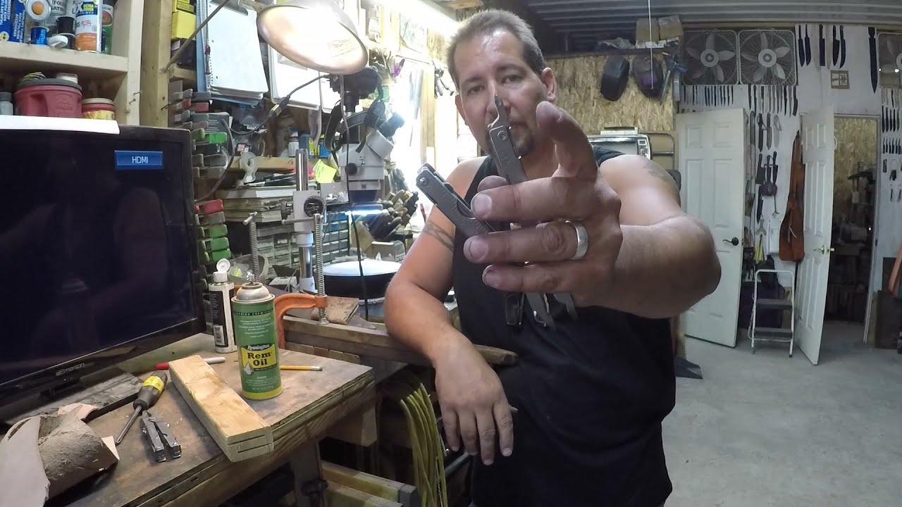 gerber multiplier clean the file, and lubrication