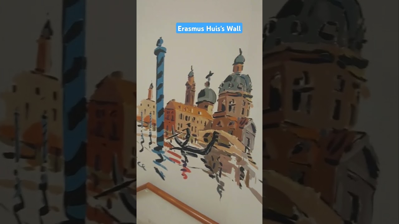 Beautiful murals on Erasmus Huis's wall #erasmushuis #jktinfo #jakartaupdate