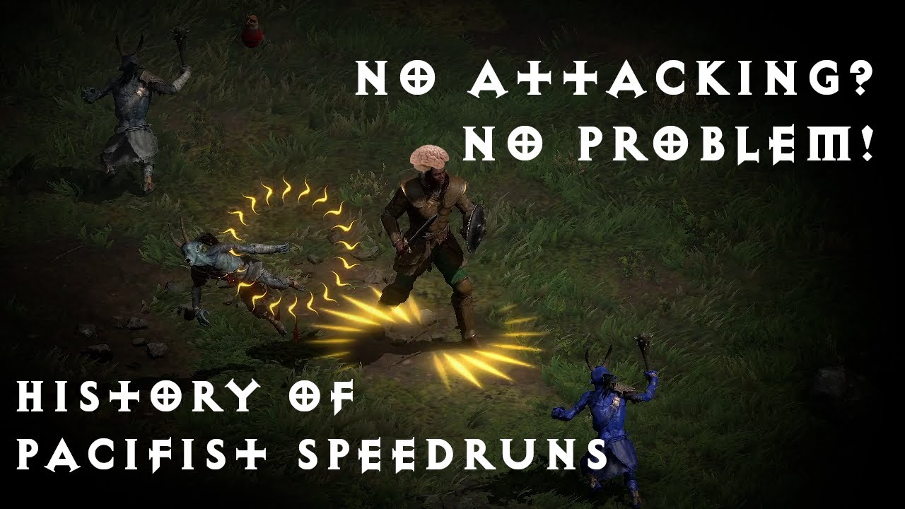 How Speedrunners Beat Diablo 2 Without EVER Attacking - History of Pacifist Speedruns