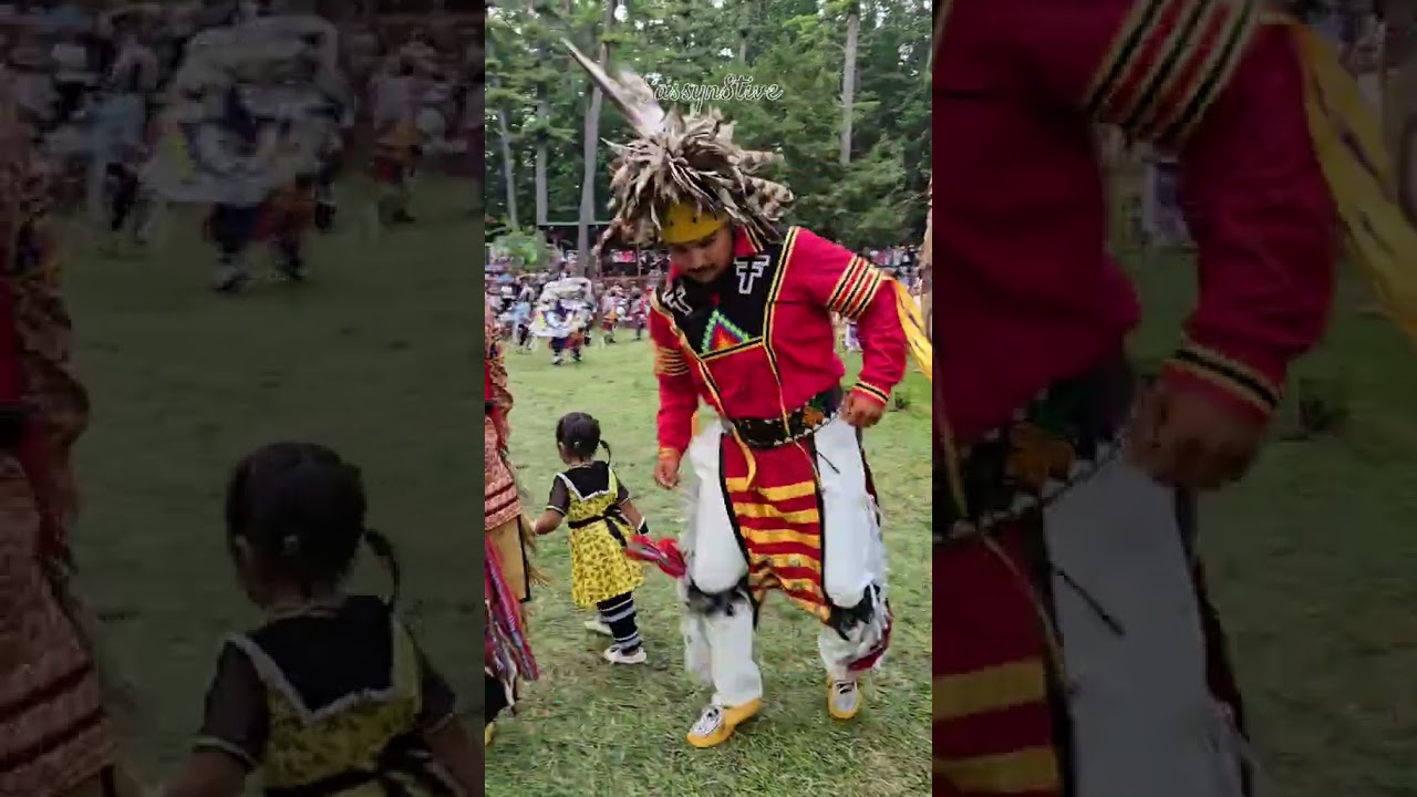Smoke Dancer at the Menominee Nation Contest Powwow 2025 #medicine #wisconsin #nature