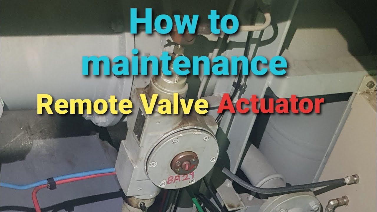 How to assemble of hydraulic actuator for HYD. Remote Valve