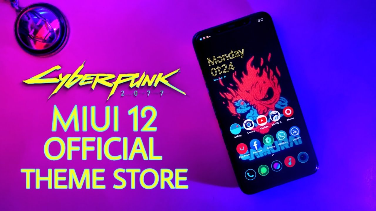 Cyberpunk 2077 Themes For Miui 12 & 12.5 Premium Theme Any Xiaomi Device
