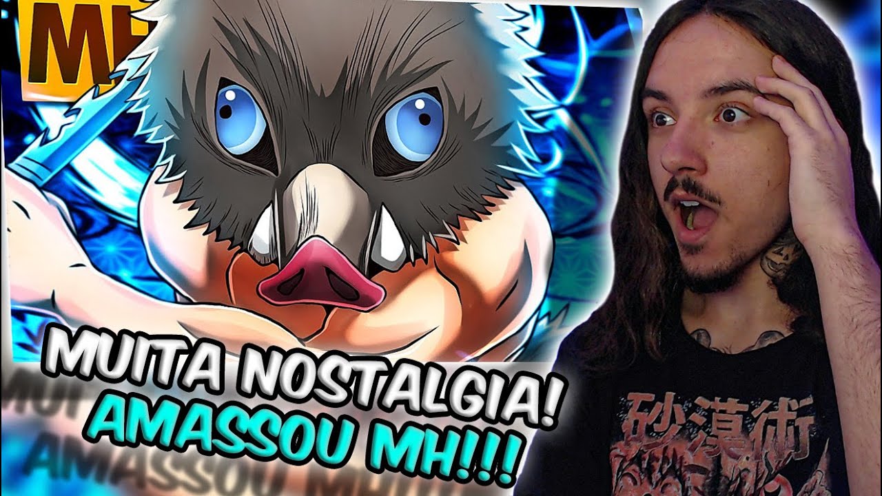 (N&Atilde;O ESPERAVA!) REAGINDO ao Tipo Inosuke Hashibira 🐗 (Kimetsu no Yaiba) | Style Trap | MHRAP | REACT