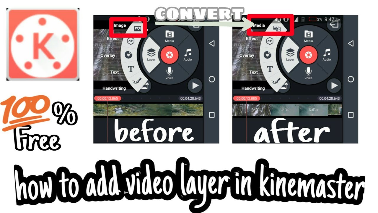 How to add video layer in kinemaster