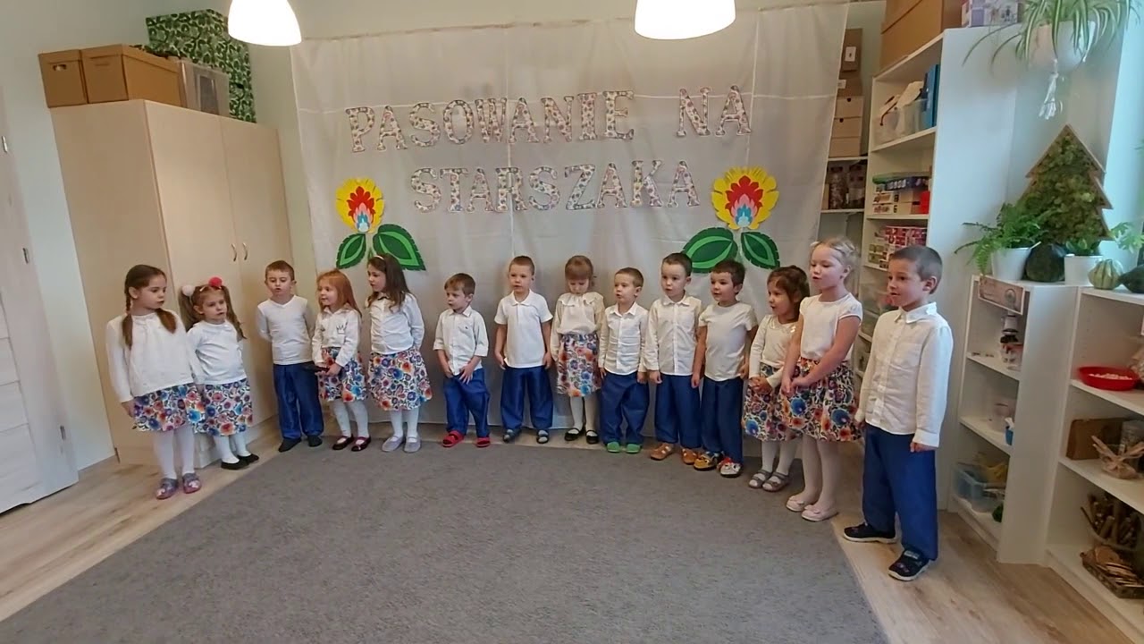 Pasowanie na Starszaka w grupie Żuczków w Mini Mini :)