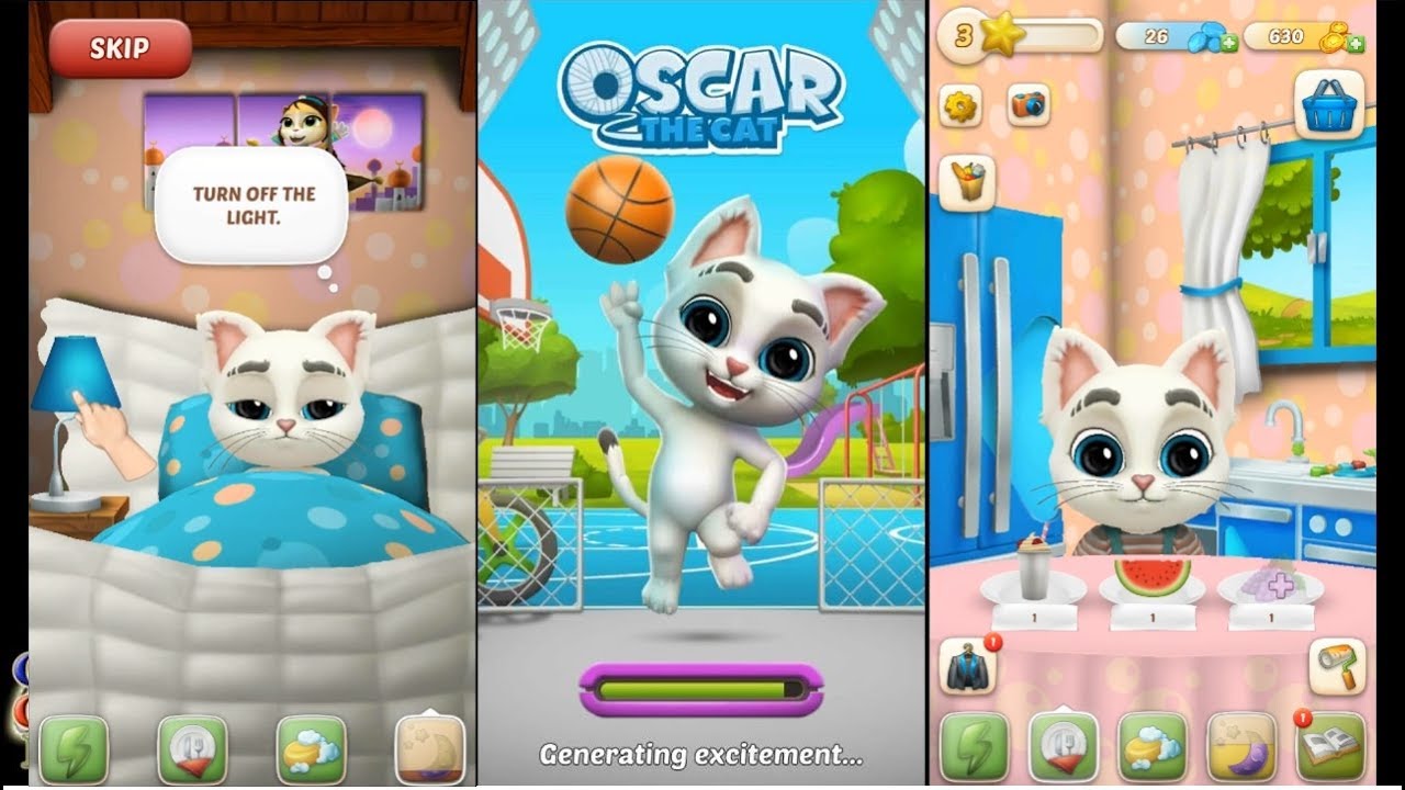 Oscar the Cat - Virtual Pet Android Gameplay ᴴᴰ