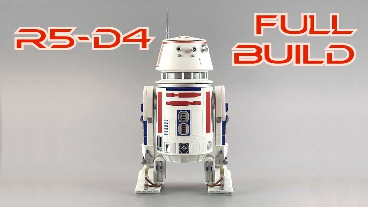 R5-D4 - Full Build Summary - with Photo Slideshow of Completed Model - Bandai 1:12