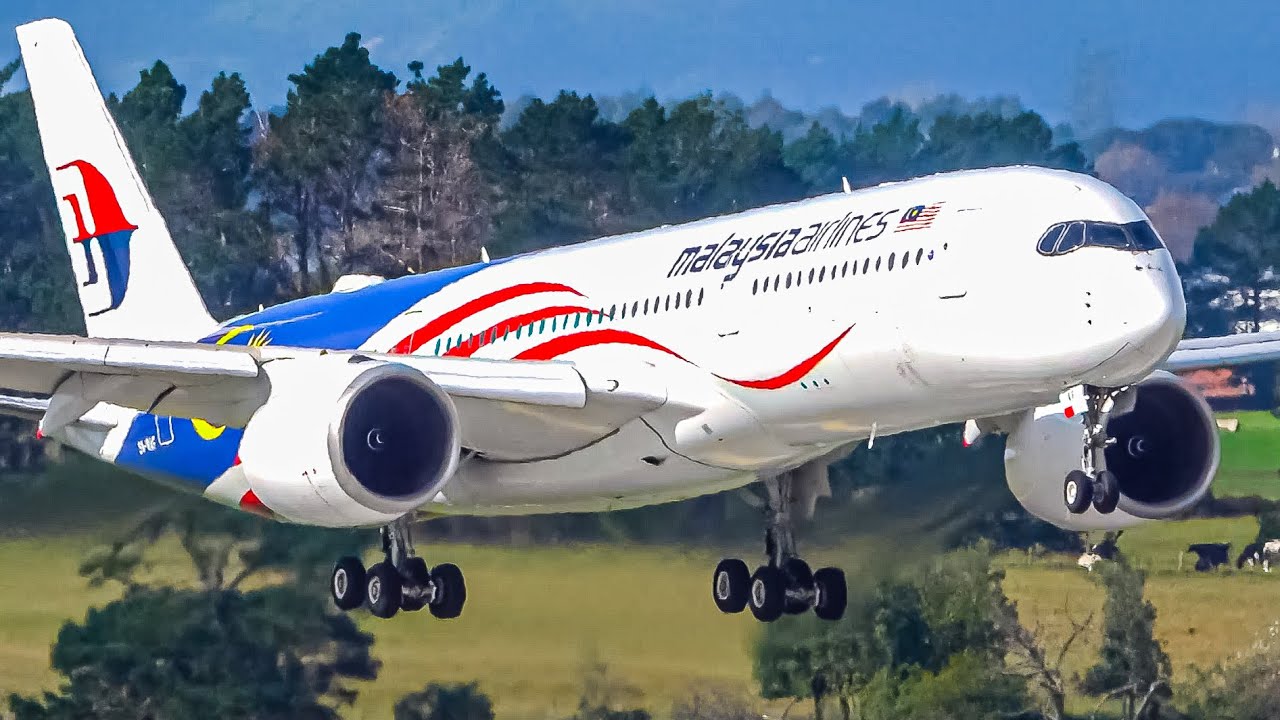 VERY CLOSE UP Landings and Takeoffs | Auckland Airport Plane Spotting