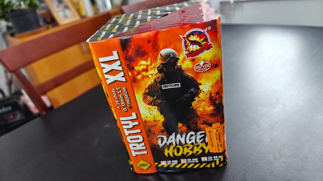 Wyrzutnia Trotyl XXL SRPyro CLE4355 38mm Fireworks Polenböller