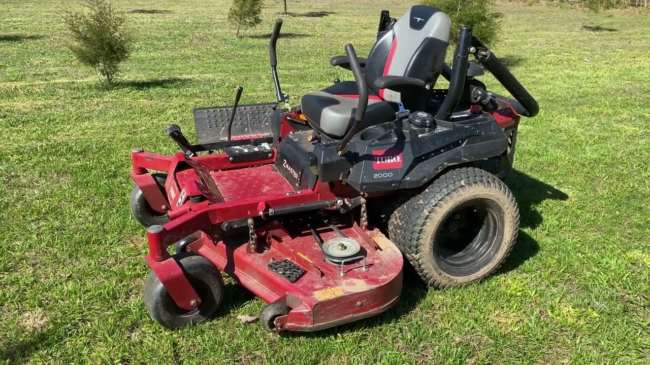 Toro Zmaster 2000  500 Hour Review Model 74492