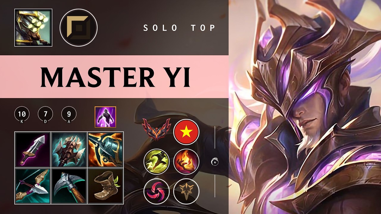 Master Yi Top vs Aatrox - VN Grandmaster Patch 26.03