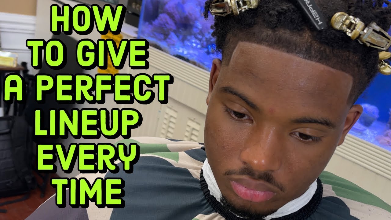 Hairline prep and line up tutorial