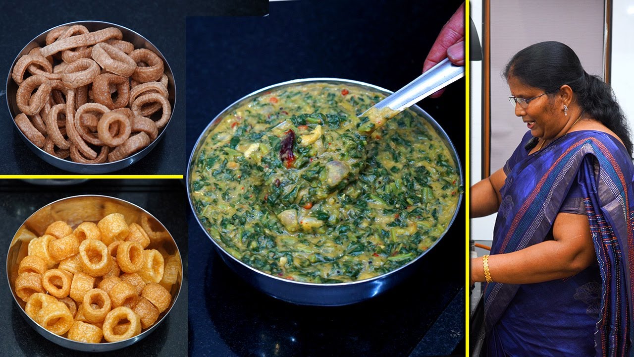 எந்த கீரை வாங்கினாலும் இந்த வெயிலுக்கு கீரை கூட்டும் வத்தலும் இப்படி செய்ங்க❤️👌Keerai koottu/vadagam