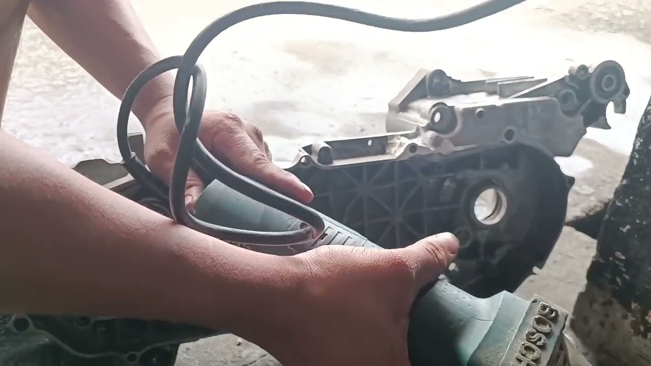 MIO SPORTY CRANKCASE CRACK FIX  ( aluminum weld)