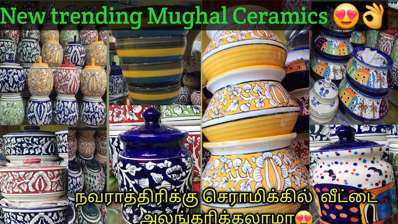New Arrival😍Trending Mughal ceramic Empire Shopping 🛍 Navarathri Ceramic Gifts 🎁 #trending #shopping