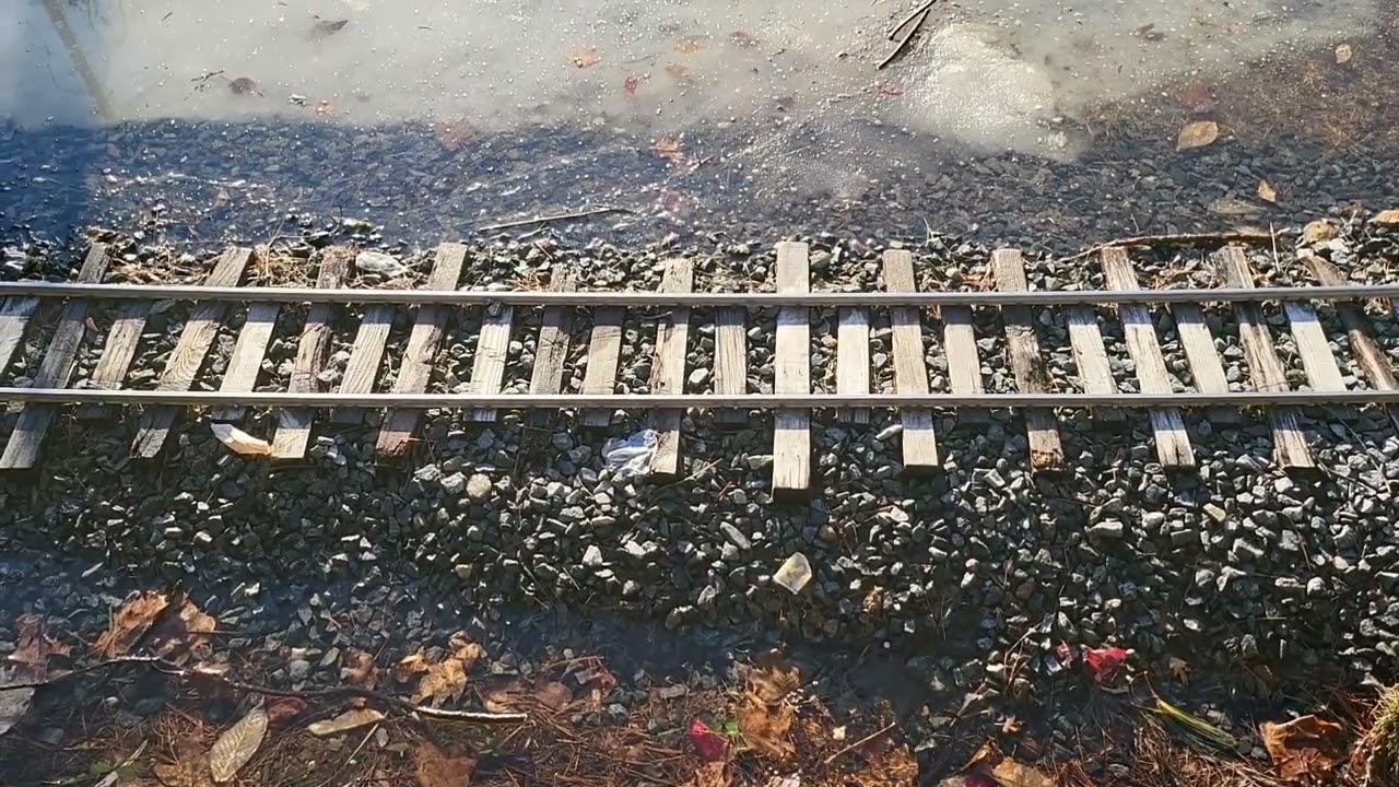 Spring Runoff on the Mill Brook Railroad