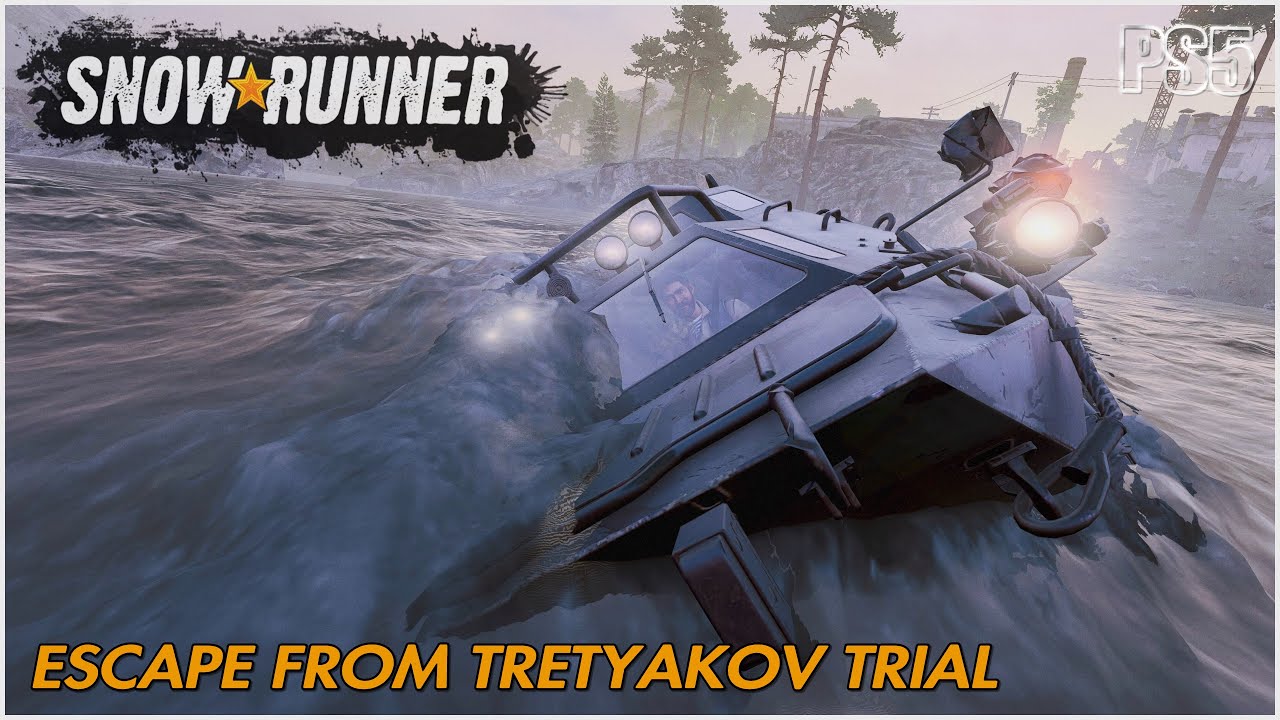 Escape from Tretyakov | Trial 8 Completed | SnowRunner | PS5