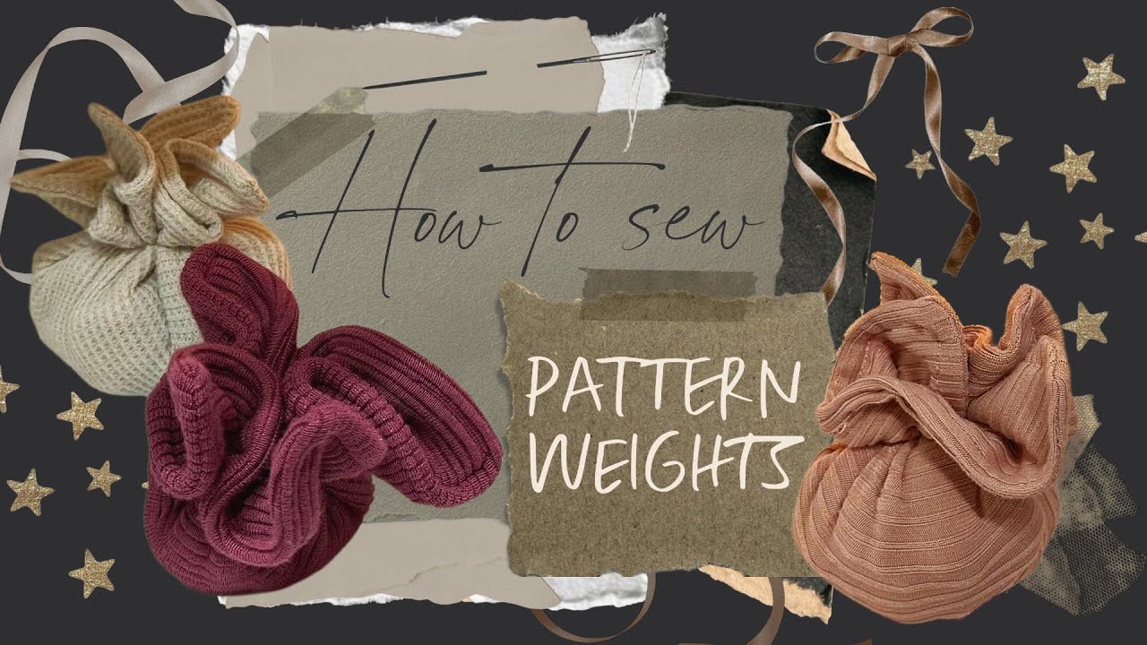 How to Sew Pattern Weights 2 Ways: Sewing Machine or Serger - Pattern Weight Tutorial