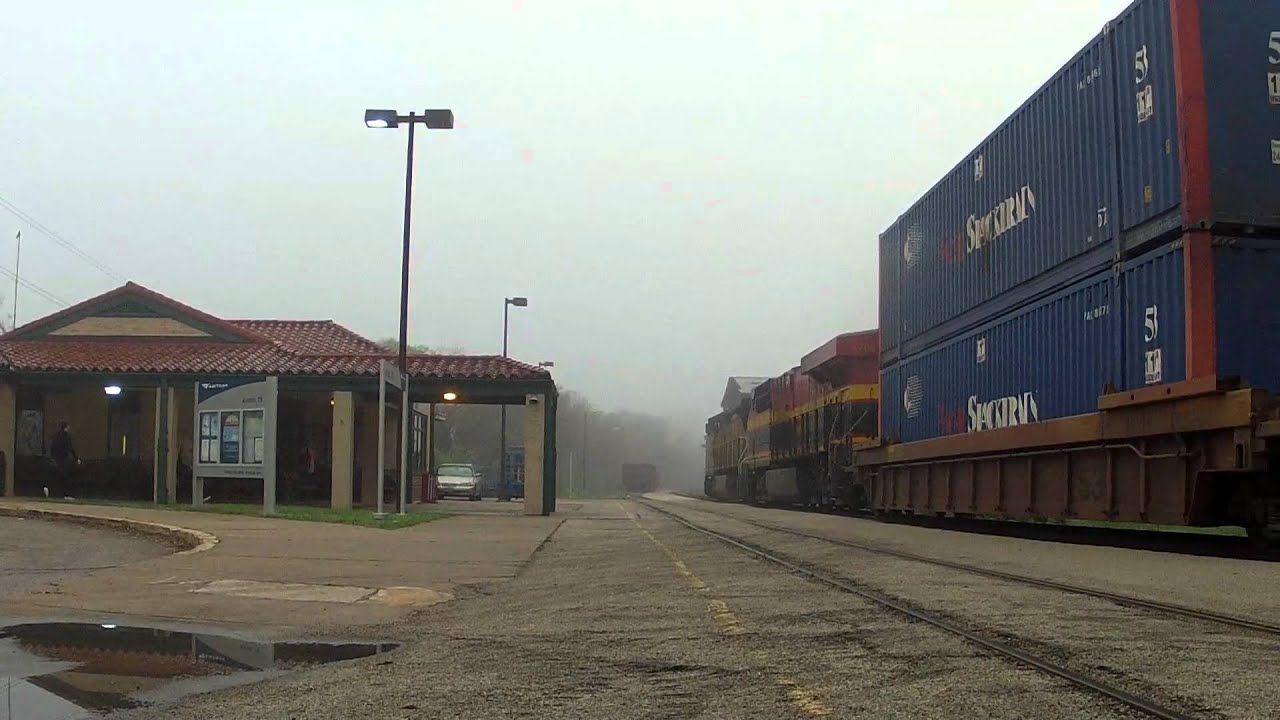 Amtrak and Union Pacific Trains in Austin, TX