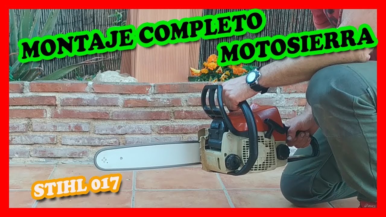 Cómo montar motosierra Stihl 017 pieza por pieza | Chainsaw Repair #2