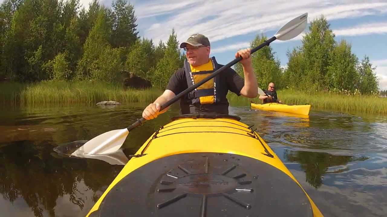 2 gånger Tahe Lifestyle 420 kajaker i Indalsälven GOPRO