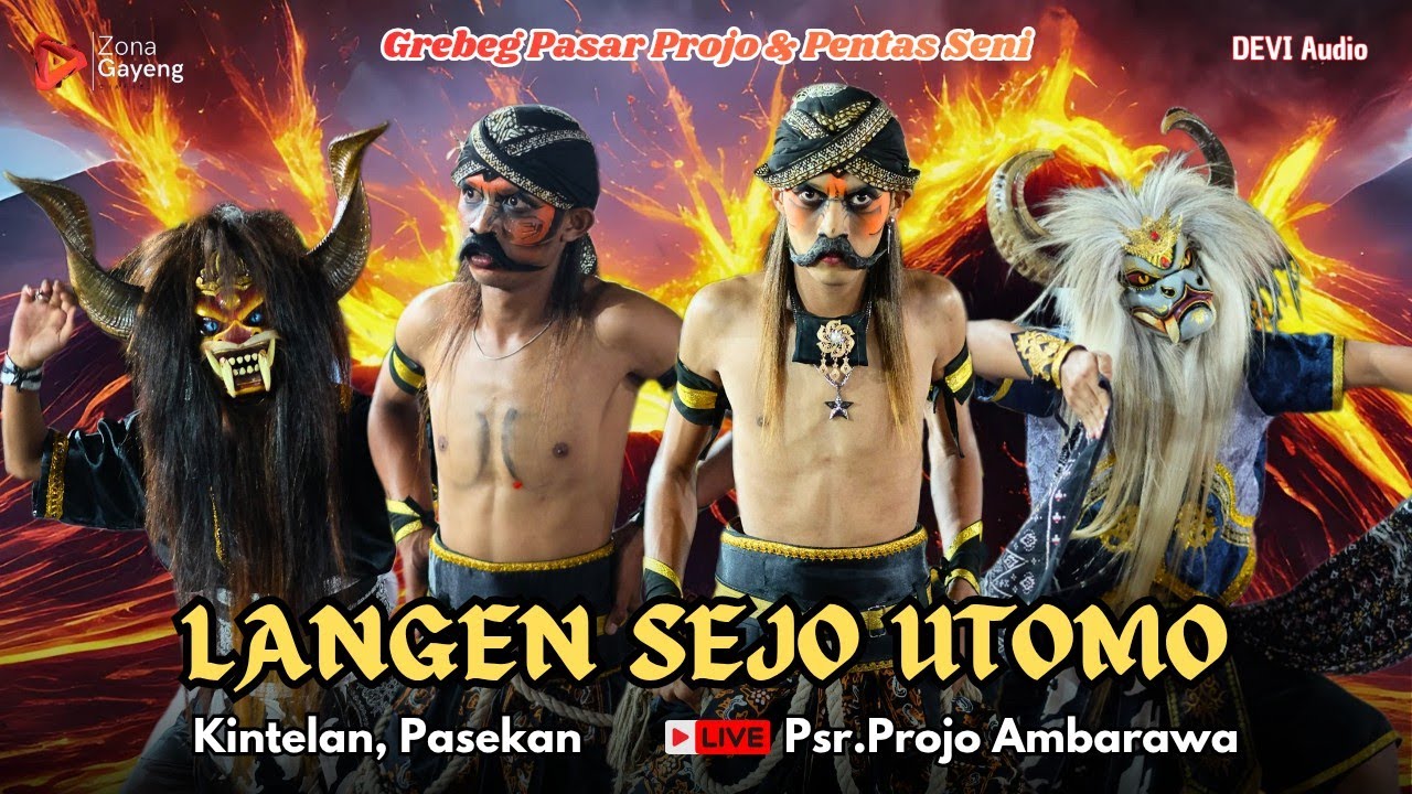 SEZZ🔥 Warok Kebogiro (LSU) LANGEN SEJO UTOMO Kintelan - Live Pasar Projo Ambarawa (12/11/2025)