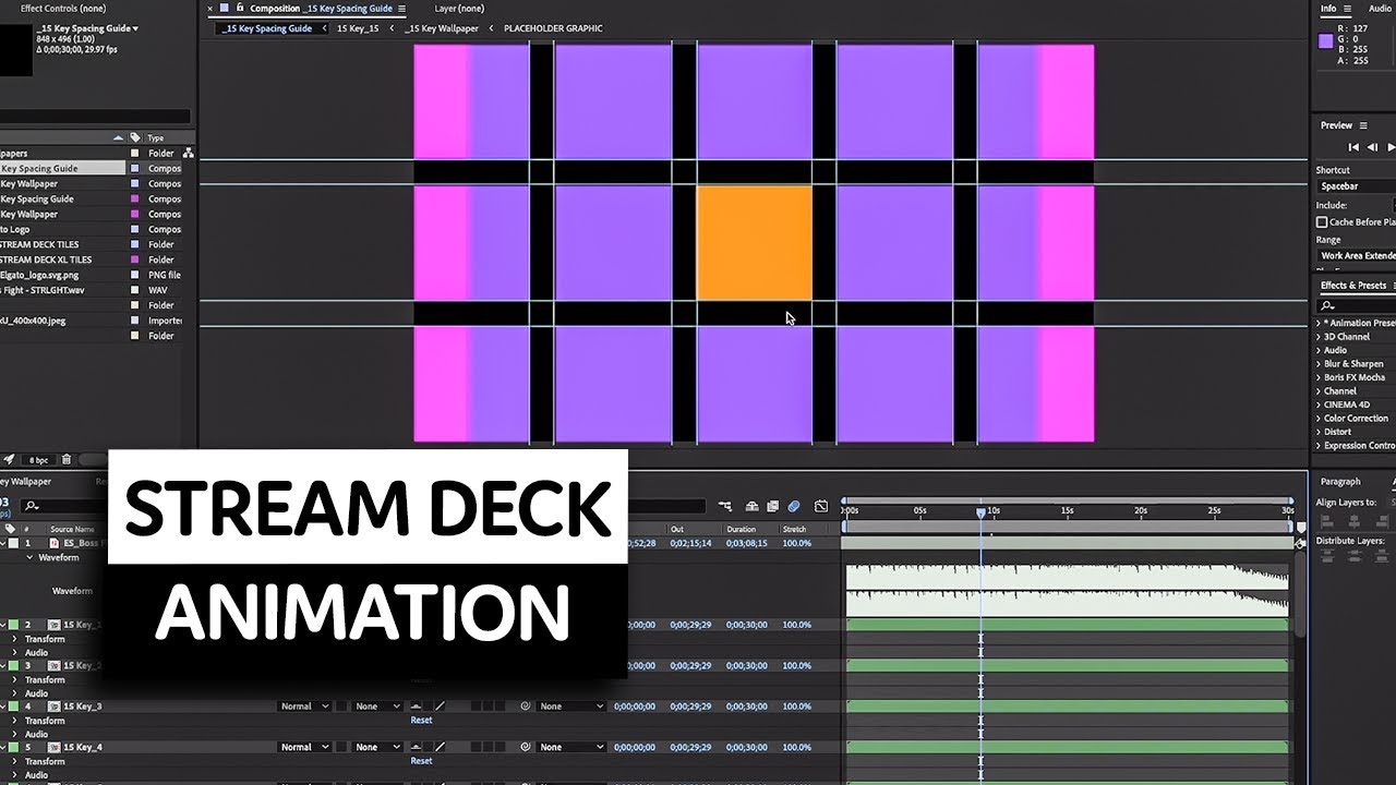 How I created an animation on the ELGATO STREAM DECK
