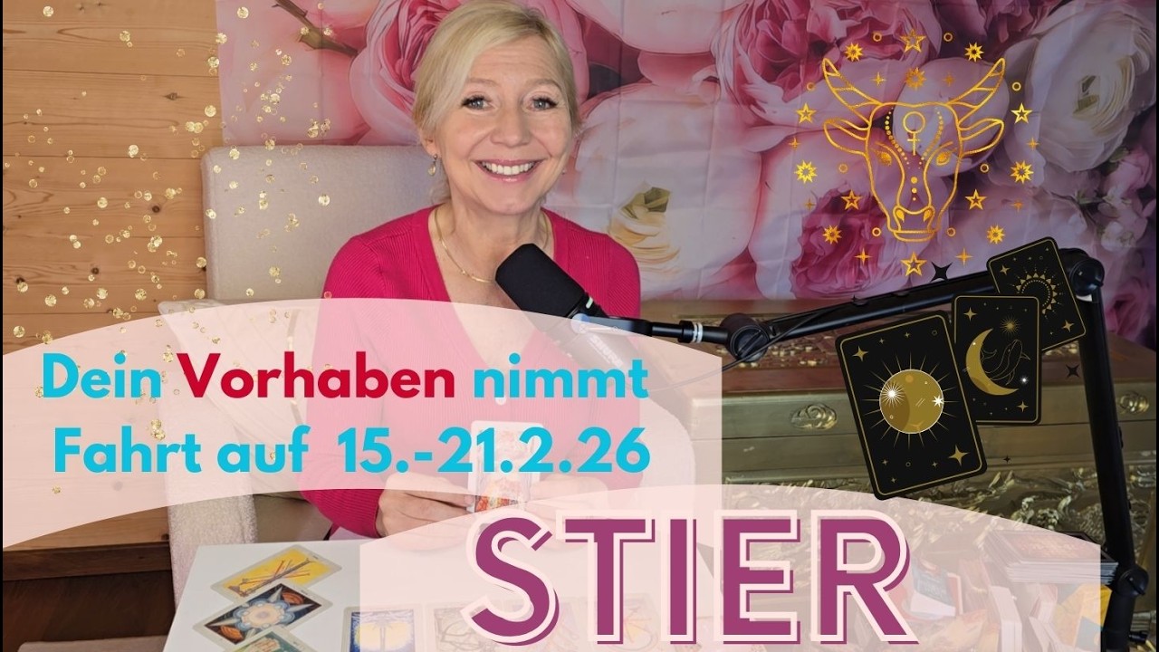 STIER - Jetzt geht es flott voran, lieber Stier🌝💓☀️🌹- 15.02.26