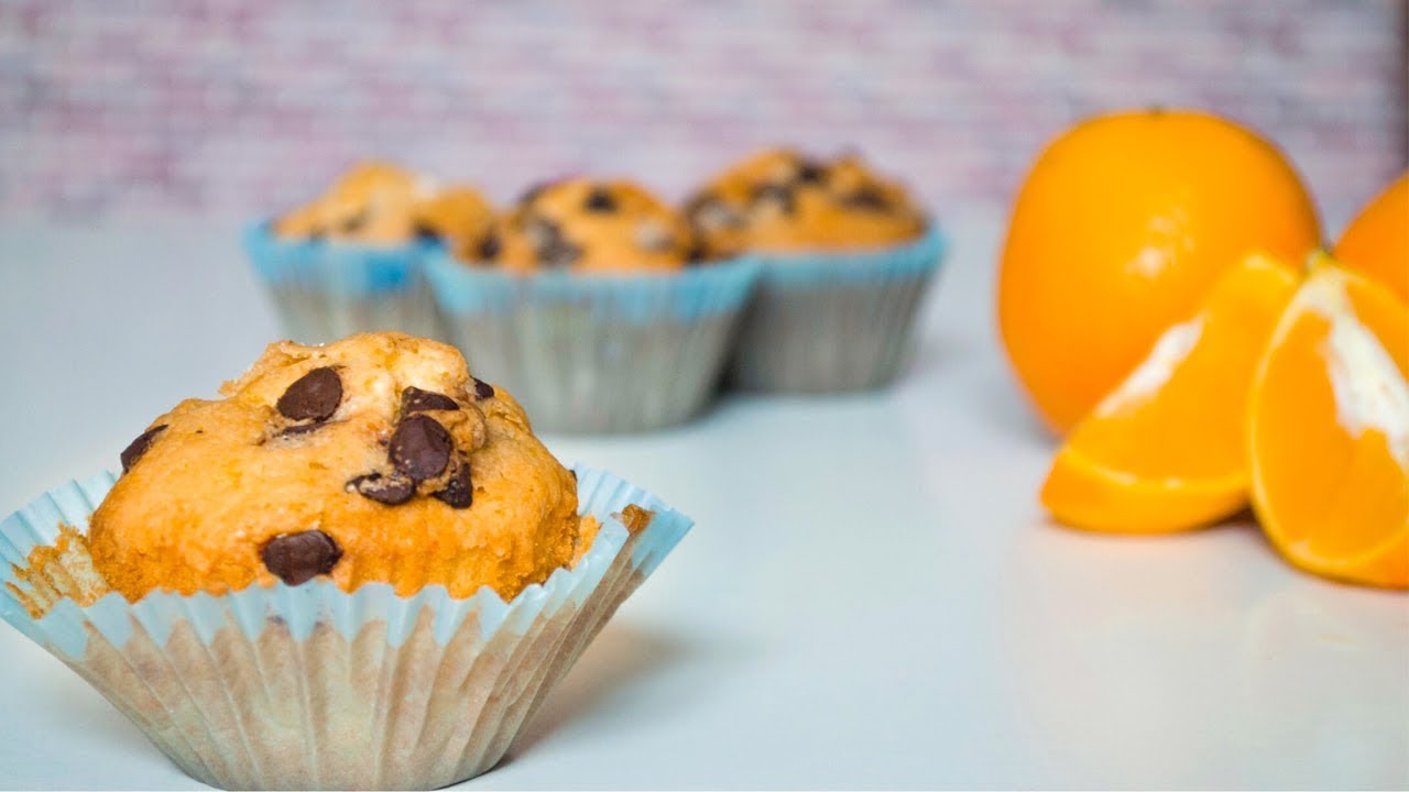 MAGDALENAS DE NARANJA Y CHOCOLATE, SUPER SUAVES!!!