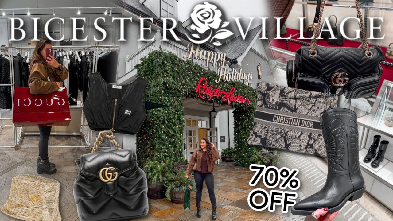 BICESTER VILLAGE МАГАЗИН СО МНОЙ | СКИДКА 70% на Gucci, DIOR, Prada, Valentino и многое другое | ...