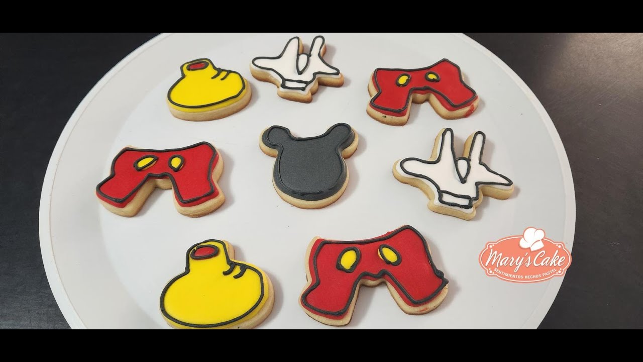 Galletas Decoradas de Mickey Mouse