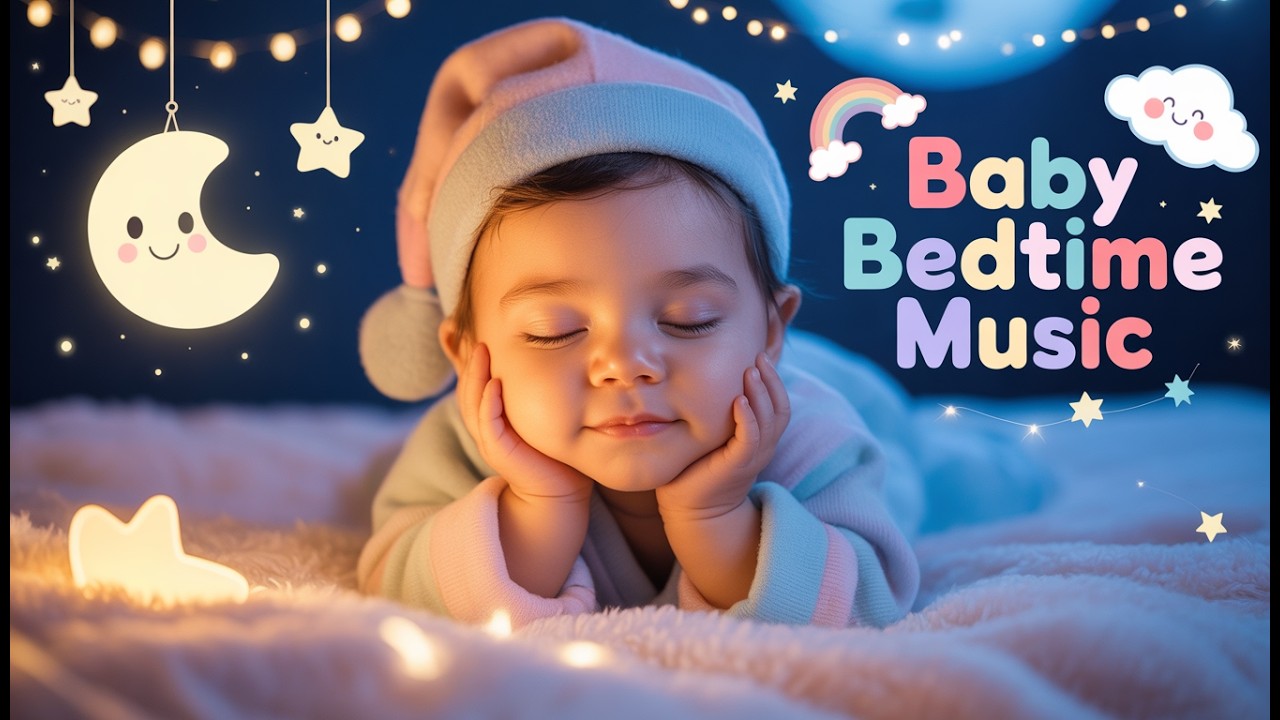 1 Hour Baby Bedtime Music 😴 Make Your Baby Sleep Faster & Longer
