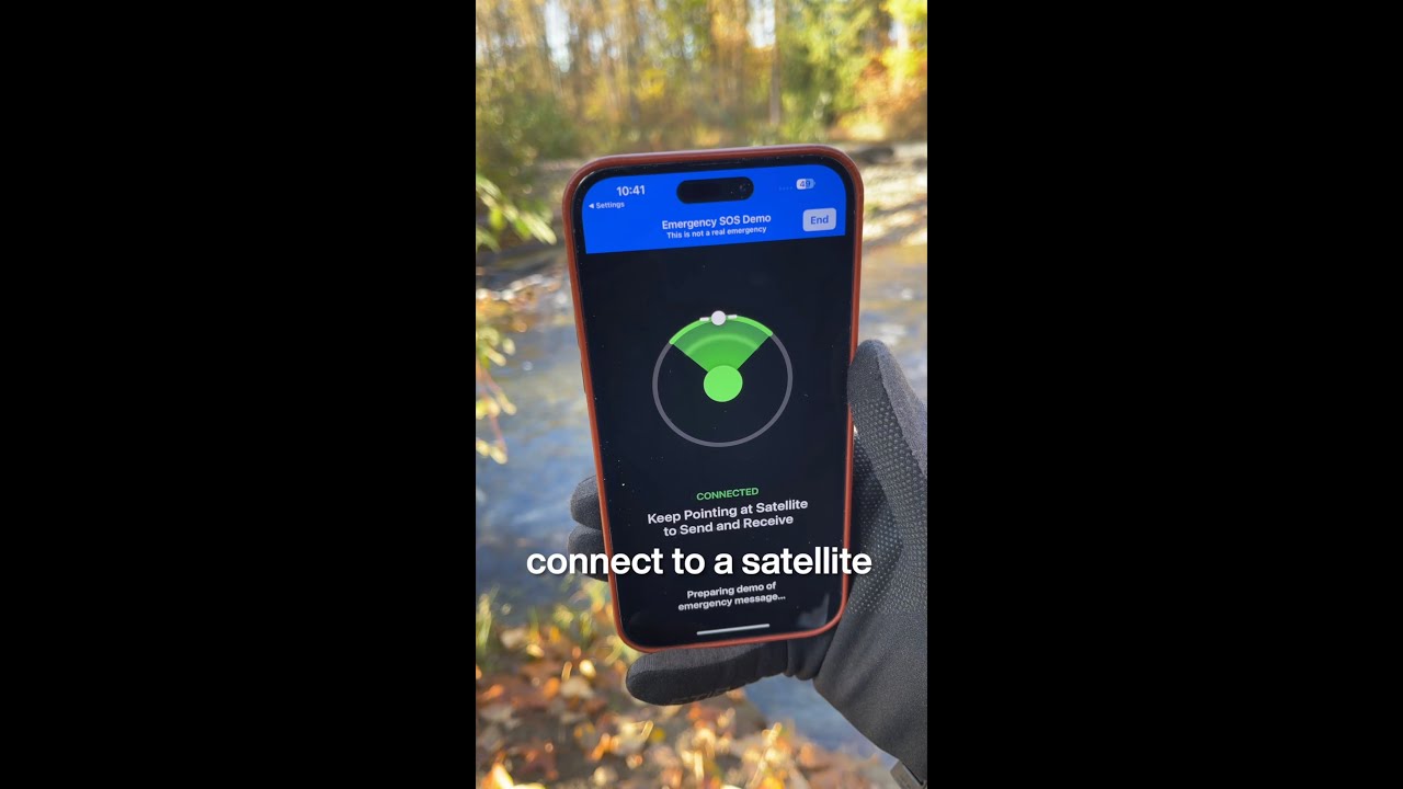 Apple's NEW Satellite SOS is HERE!! (Hands On) 🛰📱👀