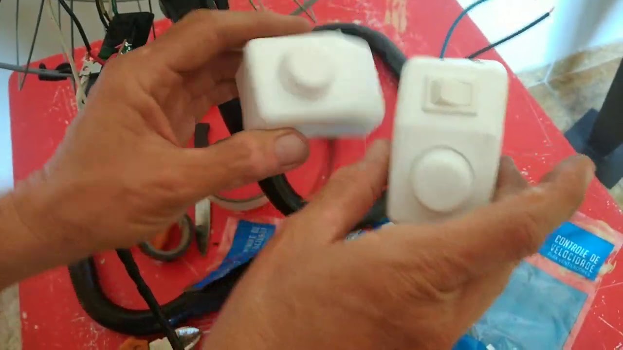 Como colocar Dimmer ou Controle de velocidade no ventilador