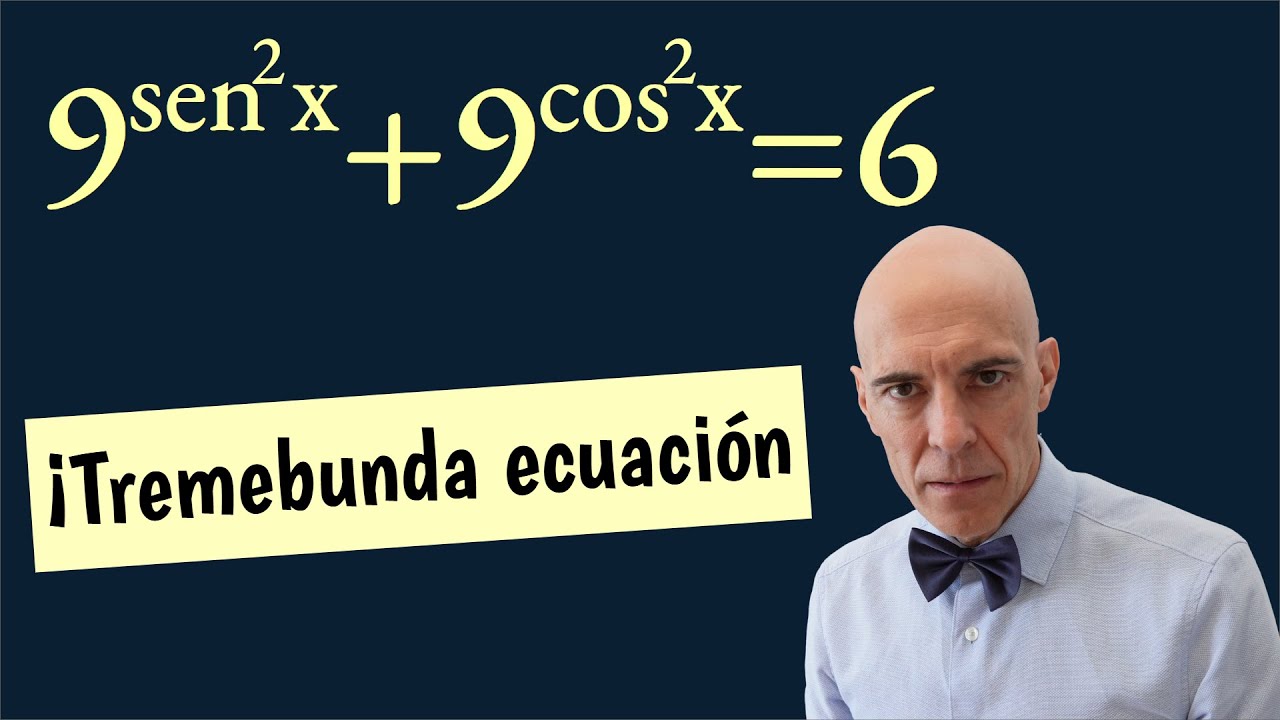 9^sin(x) + 9^cos(x) = 6 ¿Cuál es la solución?