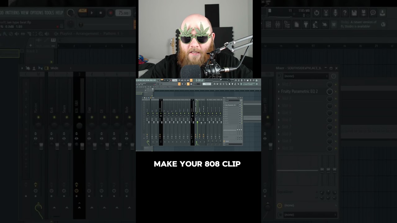 Ian Type 808 Tutorial #ian #flstudio #howtomakebeats #beatmaker #producer