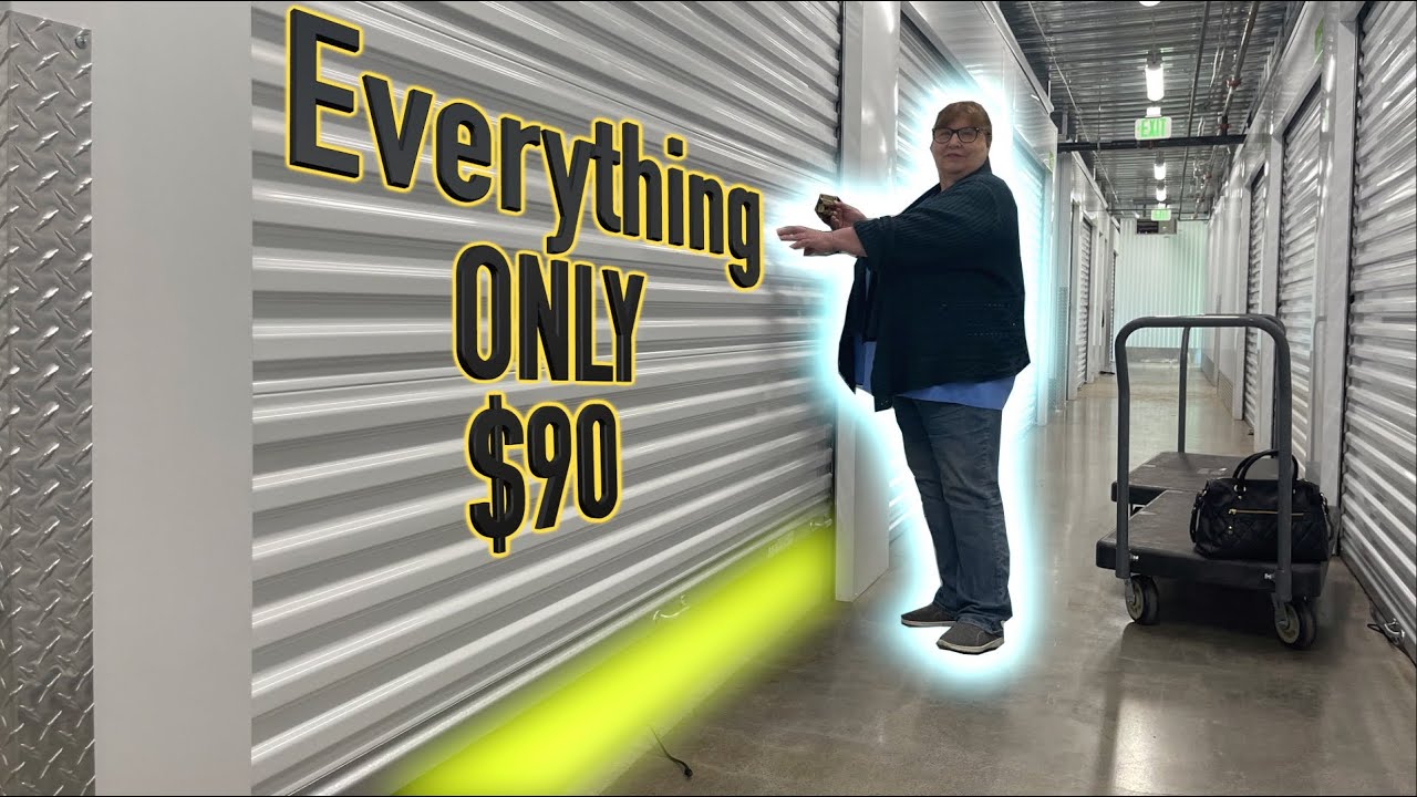 Abandoned Storage Unit Auction! EVERYTHING ONLY $90.. CAN
