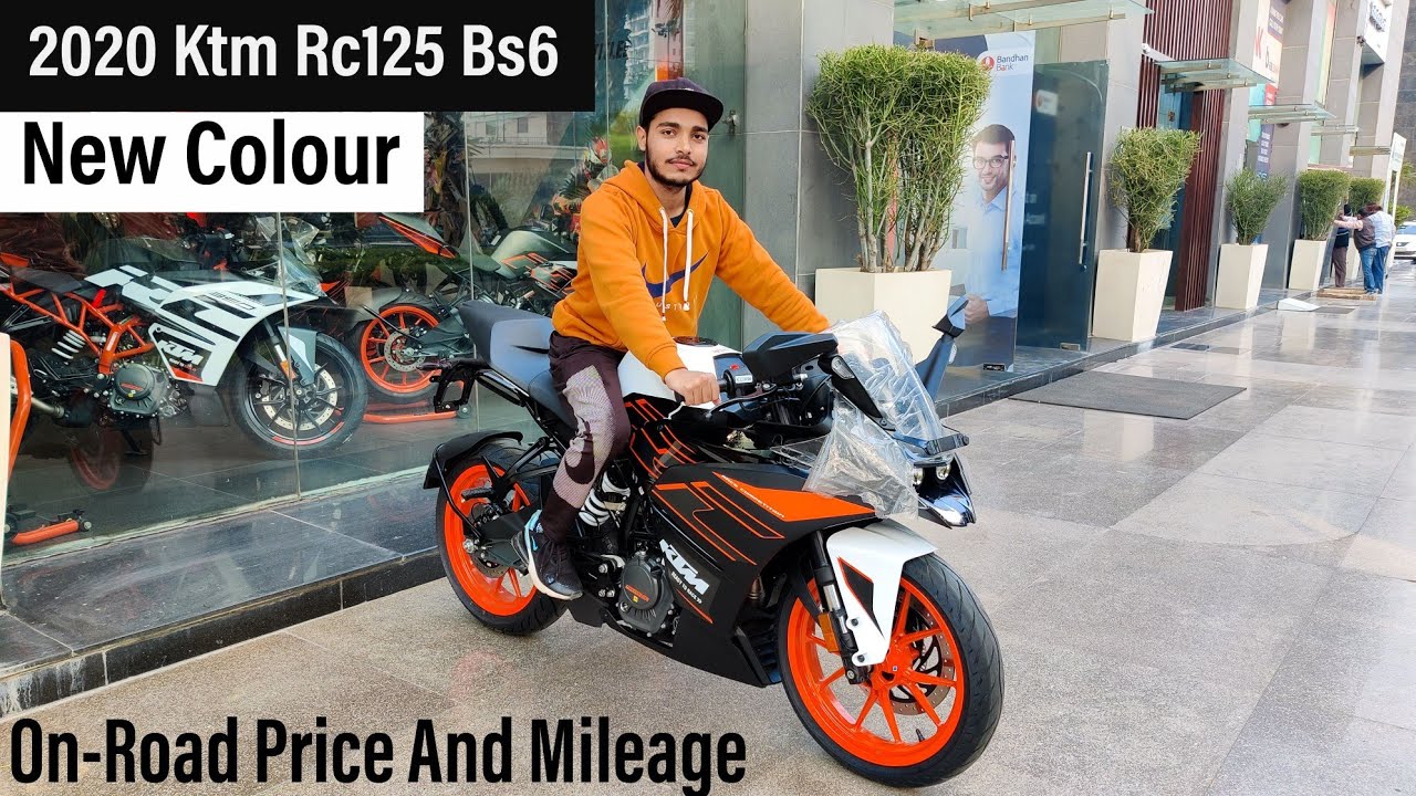 Ktm Rc125 Bs6 New Colour Full Review |Mileage And Price??| Exhaust sound 🔥