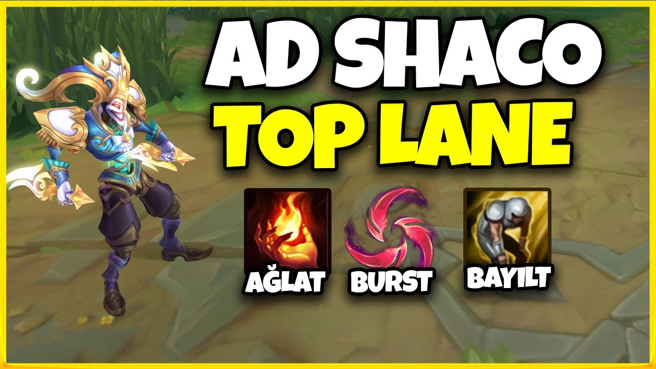 Yeni Kanser Eden AD Shaco Top Lane Öğretici 😈