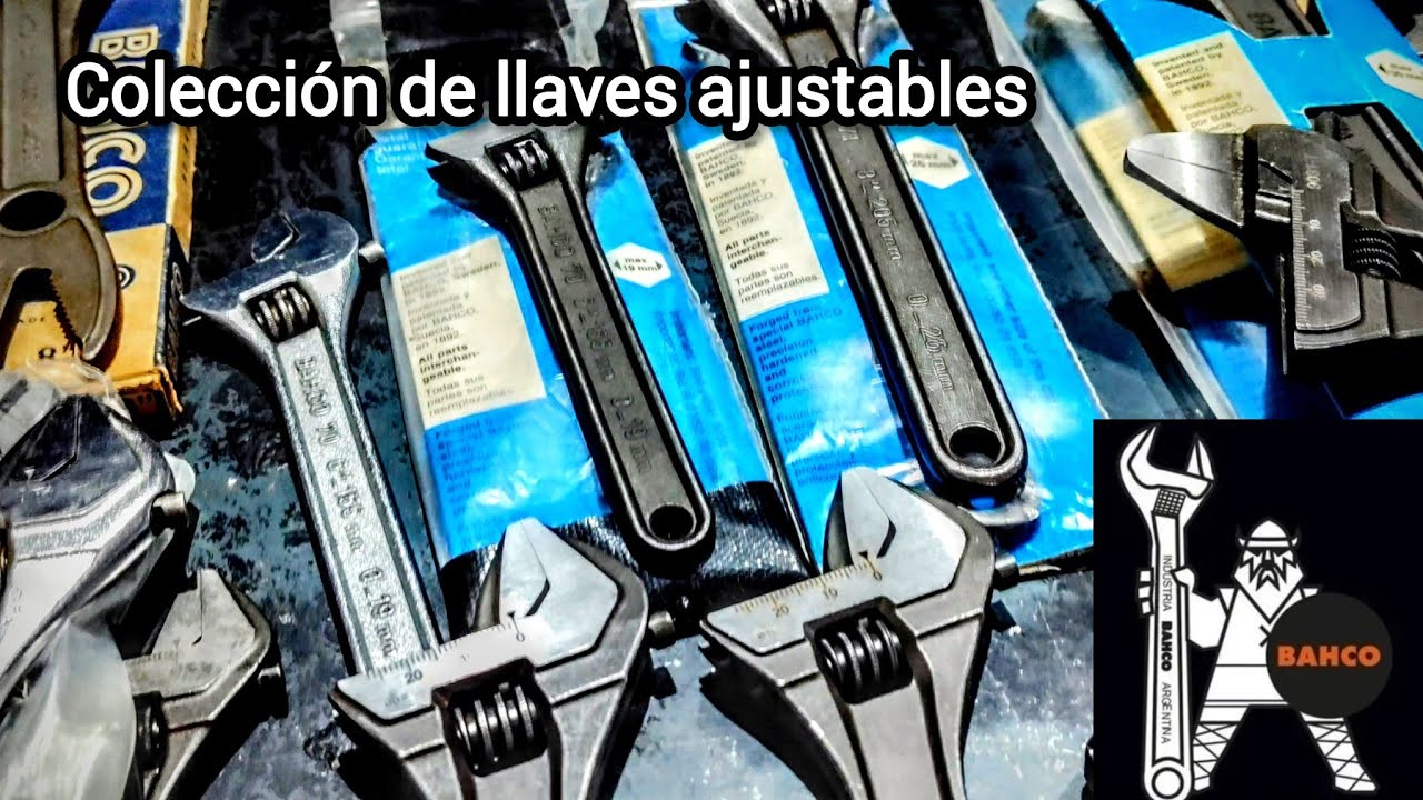 llaves ajustables bahco . mi colección . #llavefrancesa. #herramientas #coleccionismo